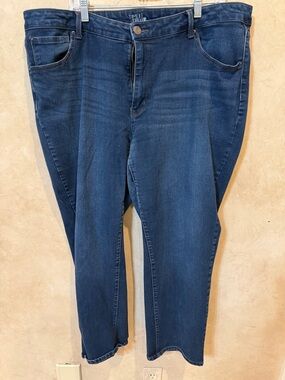 Time and Tru Slim Straight skinny Blue Jeans women’s plus 22